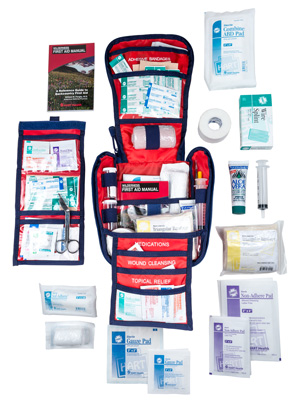 Interior view of the Extended First Aid Kit
