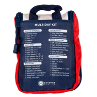 Back view of the Multiday First Aid Kit